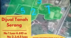 Dijual Tanah Serang