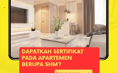 DAPATKAH SERTIFIKAT PADA APARTEMEN BERUPA SHM?