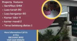 Dijual rumah 2 Lantai di Perumnas 2 Karawaci Tangerang ( Dekat Mitra )