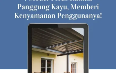 7 Model Teras Rumah Panggung Kayu, Memberi Kenyamanan Penggunanya!