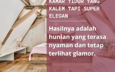 Desain Interior Apartemen Mewah 3 Kamar Tidur yang Kalem tapi Super Elegan